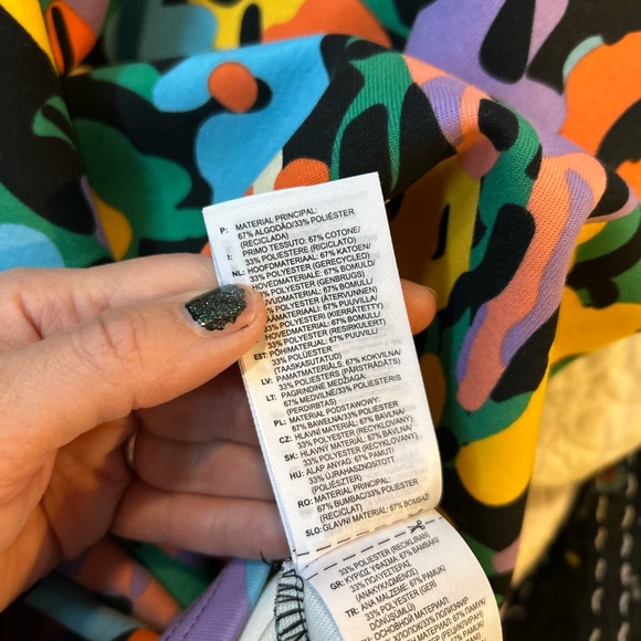 Adidas Originals Colorful Camo Crewneck Sweatshirt XL Streetwear Y2K Gorpcore - Picture 10 of 11